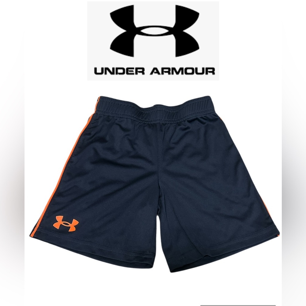 😊Under Armour Kids Navy and Orange Shorts
